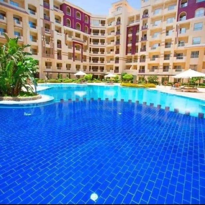 Sunny Studio With 3 Swimming Pools Florenza Hurghada Esterno foto