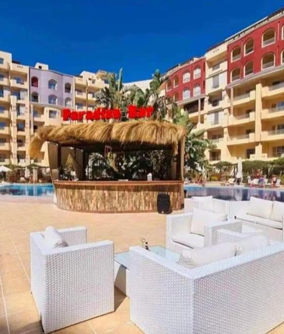 Sunny Studio With 3 Swimming Pools Florenza Hurghada Esterno foto
