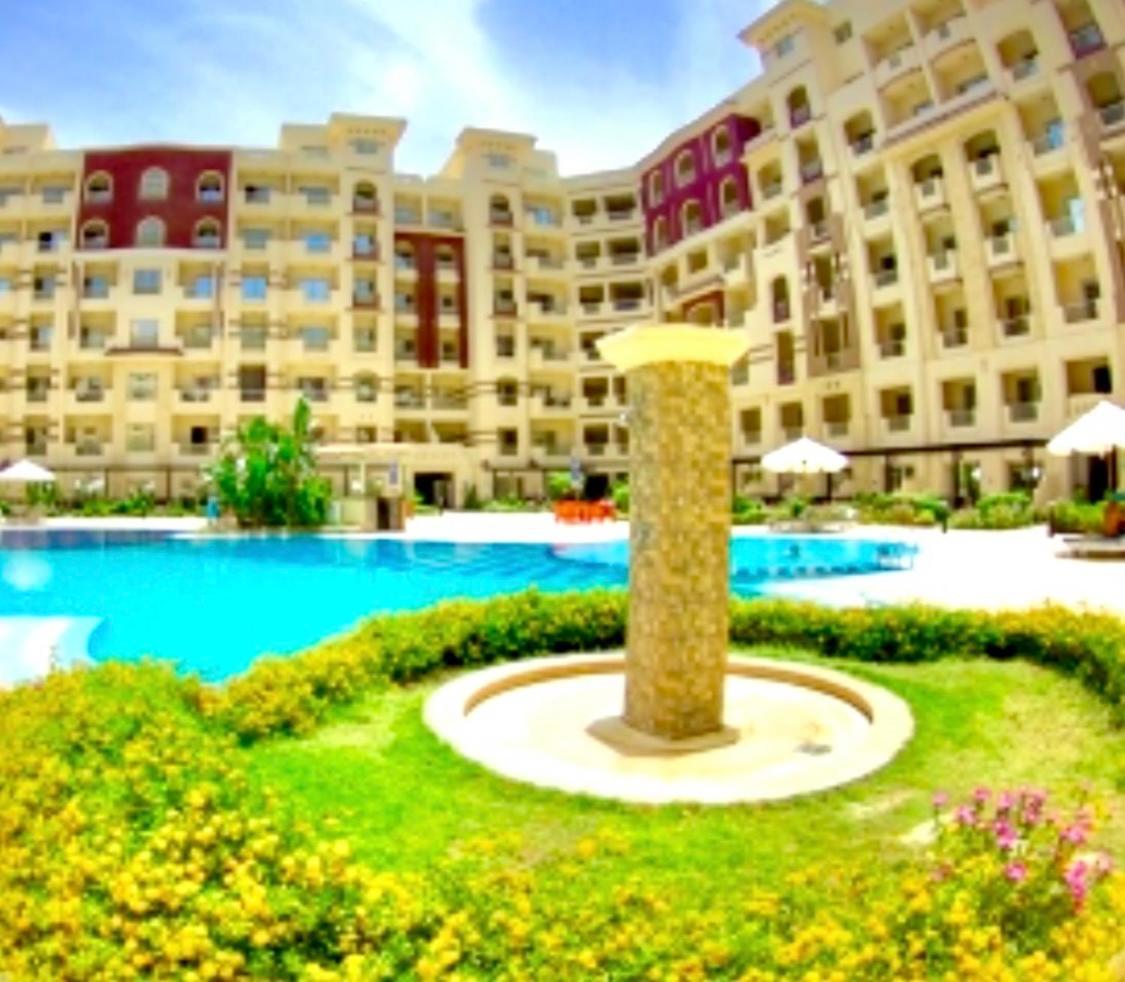 Sunny Studio With 3 Swimming Pools Florenza Hurghada Esterno foto